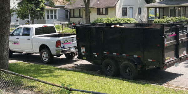 fetch junk removal truck and trailer in san diego ca