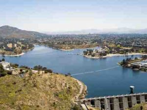 lake murray reservoir in la mesa ca