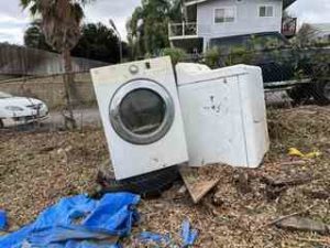 Old washer dryer appliance removal in Spring Valley, CA